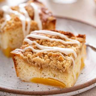 Easy Peach Coffee Cake