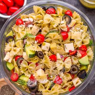 Easy Italian Veggie Pasta Salad