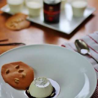 Vanilla Pannacotta with saba
