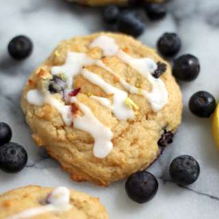 Blueberry Lemon Muffin Top Cookies