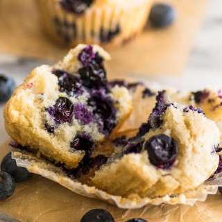 Small-batch Blueberry Muffins