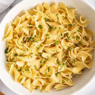Buttered Noodles for One