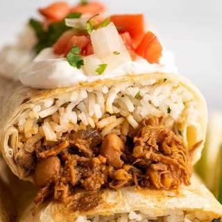 Shredded Beef Burritos