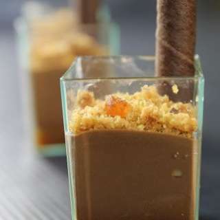 Salted Caramel Chocolate cheesecake snack