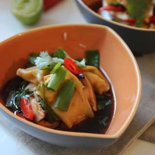 Chicken Soup Easy Prawn Wontons