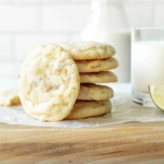 Chewy Lime Sugar Cookies