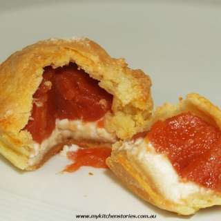 Tiny Goat Curd, Quince Marzipan Pies