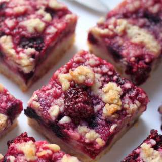Triple Berry Pie Bars