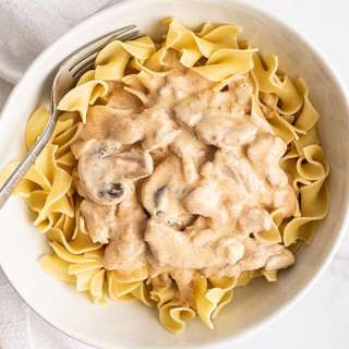 Pork Stroganoff