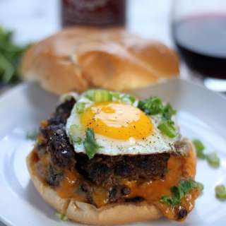 Sriracha and Cheddar “Juicy Lucy” Burgers