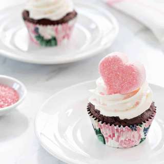 Valentine Marshmallow Cupcakes