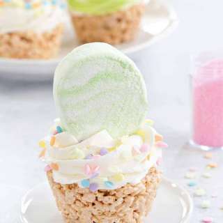 Marshmallow Treat Cupcakes