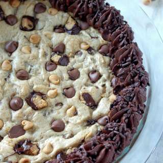 Ultimate Peanut Butter Chocolate Cookie Cake