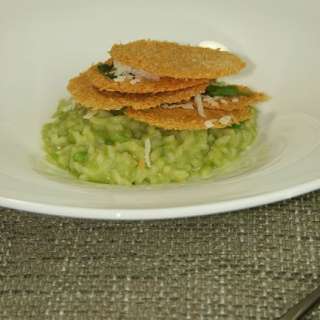 Green Pea Risotto