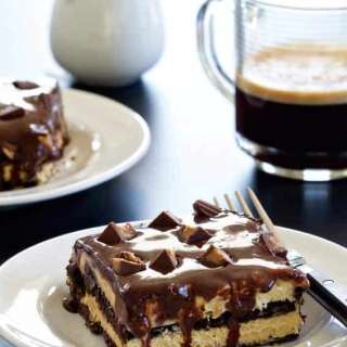 Peanut Butter Cup Eclair Cake