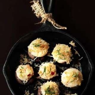 Savory Cheesy Stuffed Mushrooms