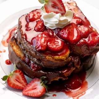 Strawberries and Cream French Toast