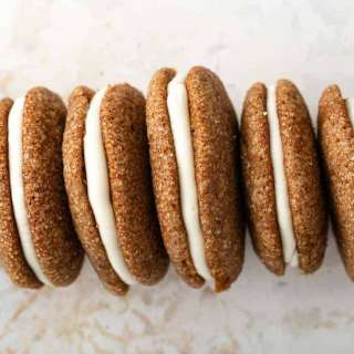 Pumpkin Molasses Sandwich Cookies