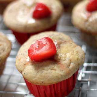 Strawberry Poppy Seed Breakfast Buns
