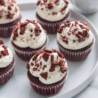 Red Velvet Oreo Cupcakes