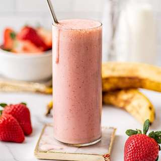 Strawberry Banana Milkshake