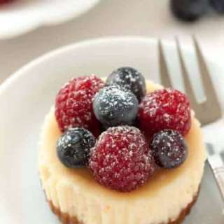 Gluten-Free Mini Cheesecakes