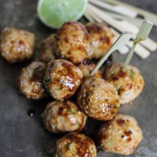 Chicken Bites rolled in Sweet Ginger, Sesame