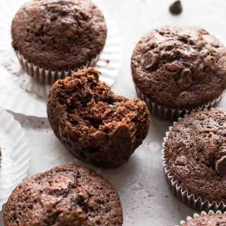 Chocolate Zucchini Muffins