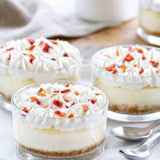 Maple Bacon Cheesecakes