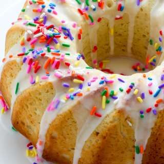 Vanilla Bean Buttermilk Bundt Cake with Buttermilk Icing