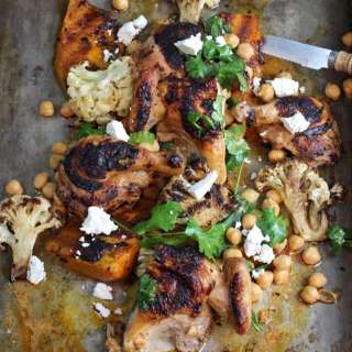 Barbecued Spatchcock with lemon and smoked paprika