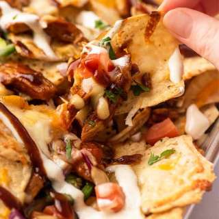 BBQ Chicken Nachos