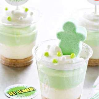 Slimer Cheesecake Parfaits