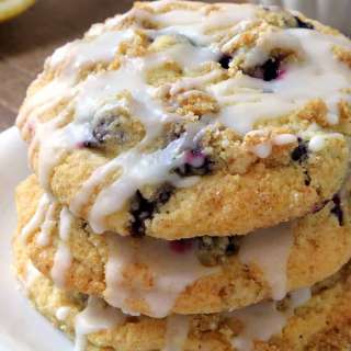 Blueberry Muffin Top Cookies