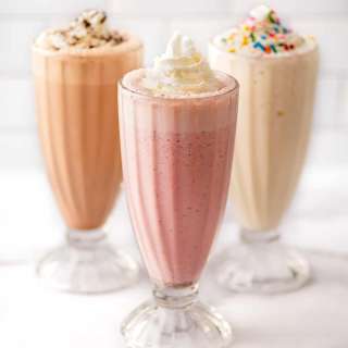 Milkshake Recipes Cheat Sheet