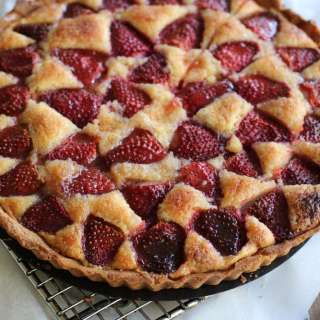 Strawberry Frangipane Tart