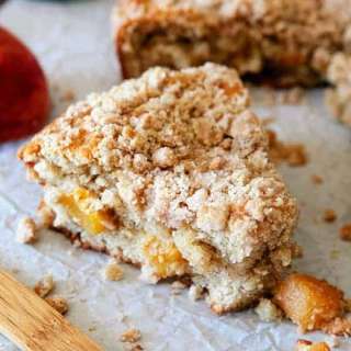 Fresh Peach Coffee Cake