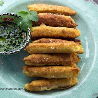 Turkey Wonton Rolls with Soy Ginger and Sesame
