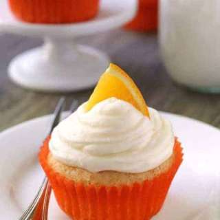Orange Creamsicle Cupcakes