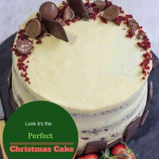 Red Velvet Cake simple easy Christmas Cake