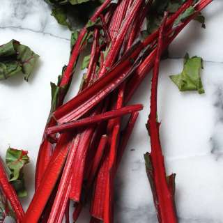 Swiss Chard, Pancetta, and White Bean Stir Fry