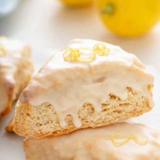Glazed Lemon Scones