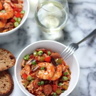 Shrimp & Chorizo Cajun Jambalaya