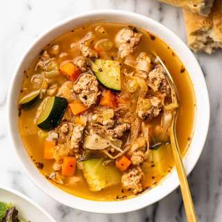 Ground Turkey Vegetable Soup