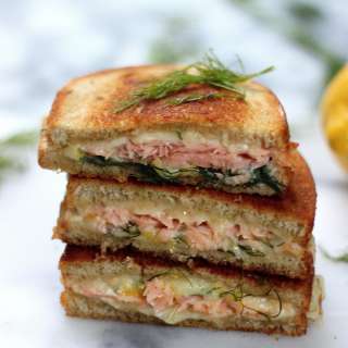 Smoked Salmon & Gruyere Grilled Cheese