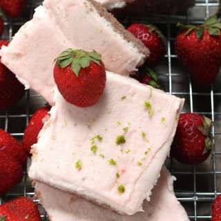 Strawberry Margarita Sheet Cake