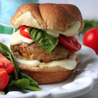 Chicken Caprese Burgers