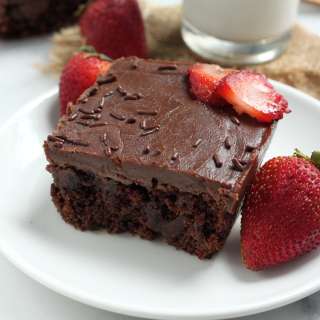 Triple Chocolate Oatmeal Cake