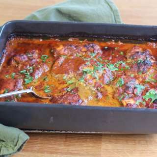 Butter Chicken Tray bake