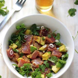 Quick and Healthy Ahi Tuna and Avocado Poke